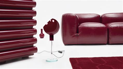 Gucci’s ‘Design Ancora’ reimagines furniture classics in rich red.